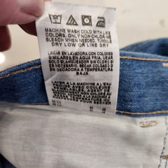 Wrangler Rugged Wear Jeans Men’s 36x30 (Fits36x28) Blue Baggy Leg Denim Workwear - Picture 7 of 12